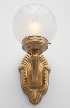 PAPA III - Handmade brass wall lamp by Patinas Lighting - view 3